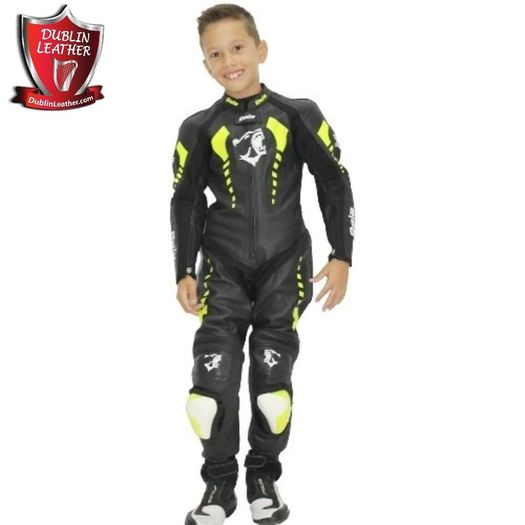 43% OFF - Bela Rollover Kids Motorcycle Cow Leather Racing Suit - FREE Shipping