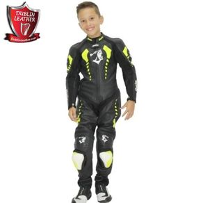 43% OFF - Bela Rollover Kids Motorcycle Cow Leather Racing Suit - FREE Shipping