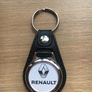 Brand new synthetic leather Renault key ring with trolley token Image 3
