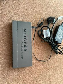 Netgear Prosafe Gs108pe 8-port Gigabit Poe Plus Switch With 4 Poe Ports 45w (gs108pe-300nas)