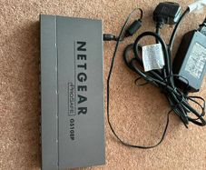 Netgear Prosafe Gs108pe 8-port Gigabit Poe Plus Switch With 4 Poe Ports 45w (gs108pe-300nas)