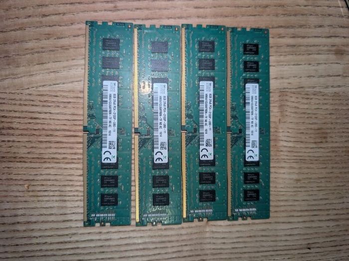 32GB (4x 8GB) SK Hynix DDR4 2133MHz PC4-2133P Desktop RAM (Matching Set)
