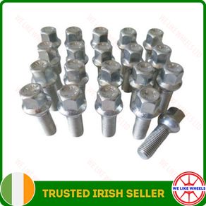 20 x New Extended 35mm Radius Bolts Fit Audi, Volkswagen, Seat, Skoda(CY, CYB) - Delivery