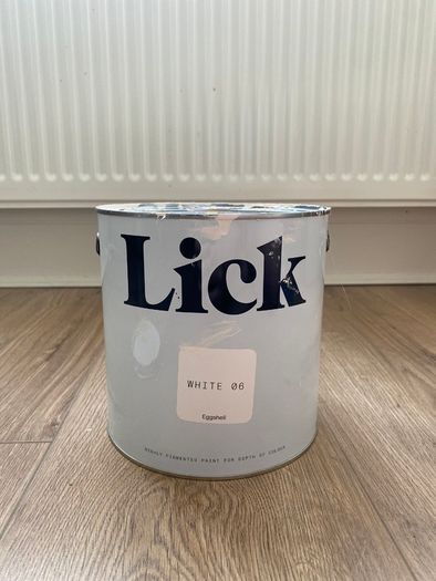 Lick Paint in White 06 Eggshell