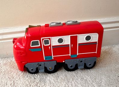 2010 Learning Curve Chuggington Remote Control Train No Remote NOT Working Red Train approx. 22 cm. Used Please see photos