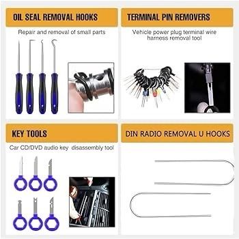 NEW SALE | Trim Removal Tool Kit, 238PcsAuto Trim Removal Tool Kit, Auto Push Pin Bumper Retainer Clip Set/Fastener Terminal Remover Tool/Car Upholstery