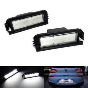 2Pcs Error Free LED License Plate Light For Kia Ceed JD ED Hyundai I30 GD CW Elantra GT Accent Car Tail Number Back light Lamps