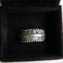 Vintage Cubic Zirconia Sterling Silver 925 Fancy Large Cluster Ring size:O 6,78g Image 4