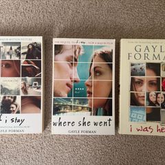 Gayle Forman Book's  ( If I stay, Where she went, I was here)