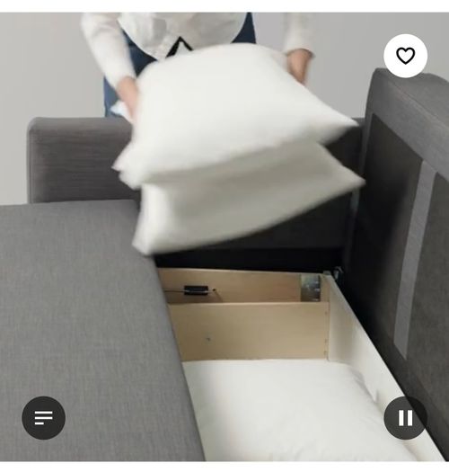 Three-seat sofa-bed