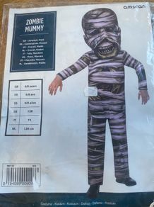 Halloween Zombie Mummy Costume