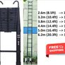 Telescopic Ladder Many Heights and Sizes Image 2