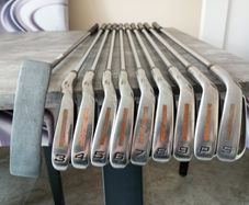 Colt golf irons and putter. Right handed clubs