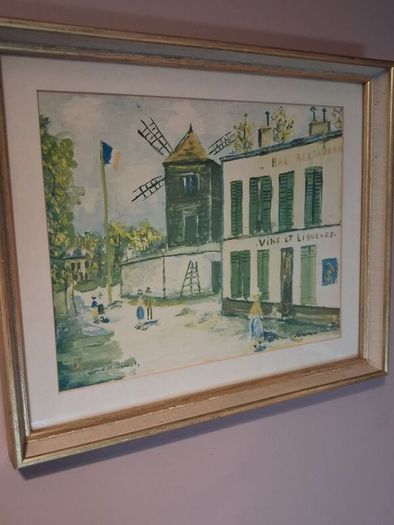 Rue A Sannais by Utrillo