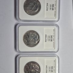 Poland 1932, 1935, 1937 Silver coin 10 zlotych