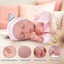 FREE EXPRESS SHIPPING 17 inch Soft Body Lifelike-Newborn Baby Dolls Sleeping Girl Dolls with Clothes and Toy Accessories Gift Image 2