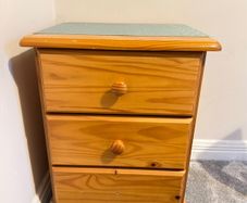 Wardrobe and Side Drawers