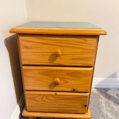 Wardrobe and Side Drawers