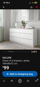 ikea kullen drawers- Brand new