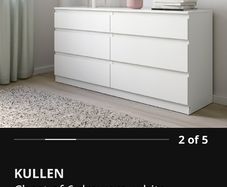 ikea kullen drawers- Brand new
