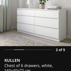 ikea kullen drawers- Brand new