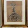 Framed Fashion Illustrations Image 3