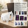 For iPhone 17 16 15 60W USB-C Charger Plug and Cable 60W C to C Fast Charging Charger Cable for iPhone 17 Pro Max 16 Pro Max 15 [Super Fast] [Foldable UK Plug] Wall Adapter [AVS DVS PD PPS] (White) Image 3