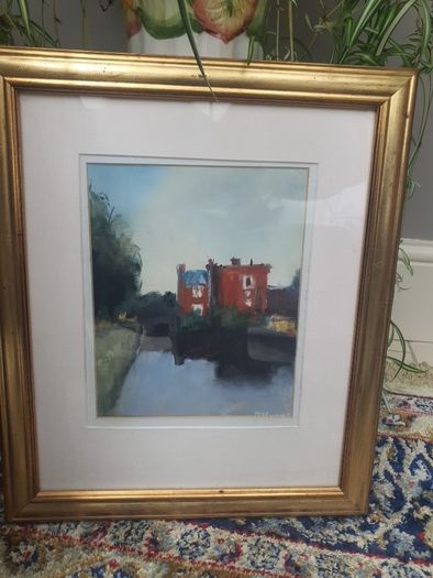 Original Painting of Parsons Bookshop by Larry McIlwaine