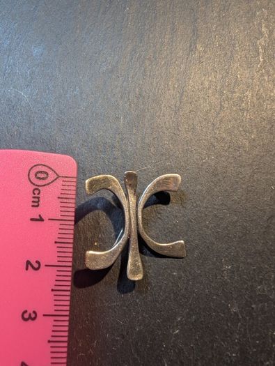 Silver real vintage brooch