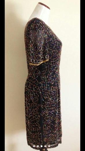 Beaded vintage dress