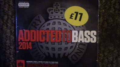 Addicted To Bass 2014 - 3 x CD ( London Grammar, Fatboy Slim, Basement Jaxx, etc)