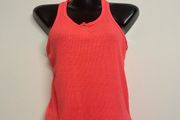 Bright orange Zara vest  racer back top, age 11-12