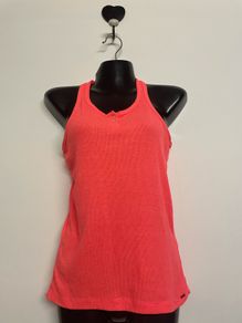 Bright orange Zara vest  racer back top, age 11-12