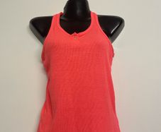 Bright orange Zara vest  racer back top, age 11-12