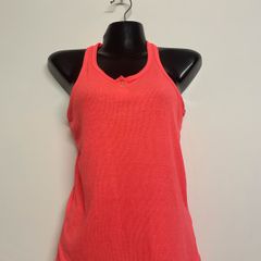 Bright orange Zara vest  racer back top, age 11-12