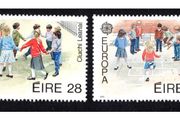 1989 Ireland Europa: Children's Games Commemorative Stamps Mint Never Hinged (MNH)