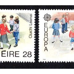 1989 Ireland Europa: Children's Games Commemorative Stamps Mint Never Hinged (MNH)