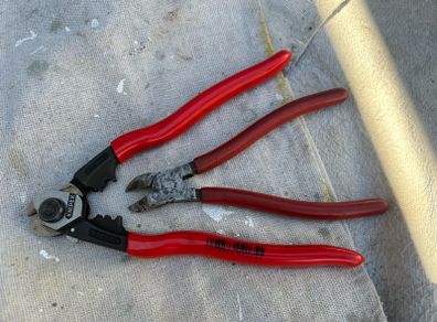 Knipex wire cutters & plastic flash cutters