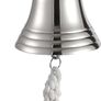 Last Orders Bell Chrome Wall Mounted Nautical Themed Ship Marine Boat School Dinner Santa Reception Hanging Doorbell Home Bar Pub Decor Silver Vintage Marigolds Christmas - 4 Inch Image 3