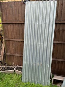 corrugated galvanise iron x 6 sheets