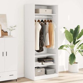 Wardrobe White 80x50x200 cm