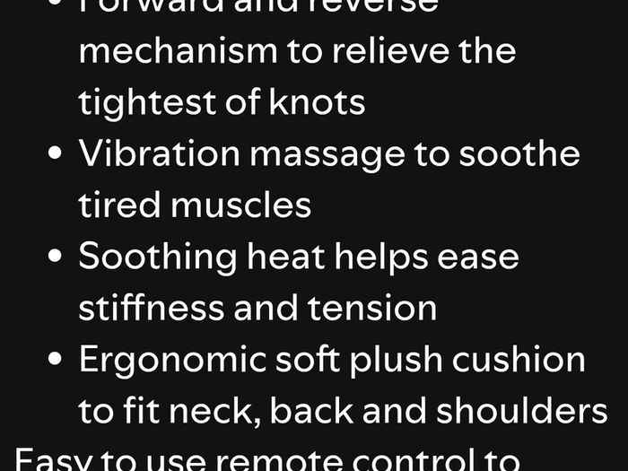 Deluxe Shiatsu Neck massager