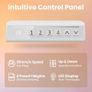 120 cm Electric Standing Desk Adjustable Height 4 Memory Settings Sit Stand Up for Home Office Computer Workstation White Image 6