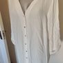 Brand new F&F cream longer line blouse size UK20 EU48 Postage included Image 2