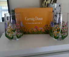 Set of 2 glasses tumbler brand new