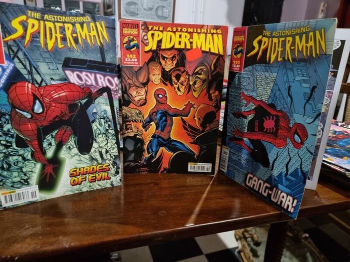The Astonishing Spider-Man issues 111 + 119 + 142