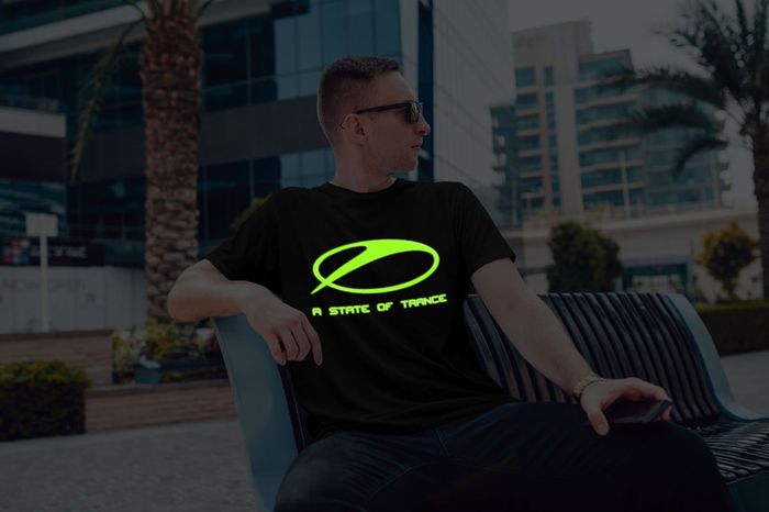 ASOT a state of trance t-shirt glow in the dark t-shirt Armin Van Buuren dj t-shirt
