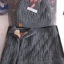 Brandwell Mens Cable Knit Hat & Snood Set Image 5