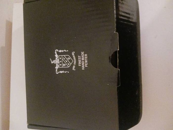 Pinder pewter flask