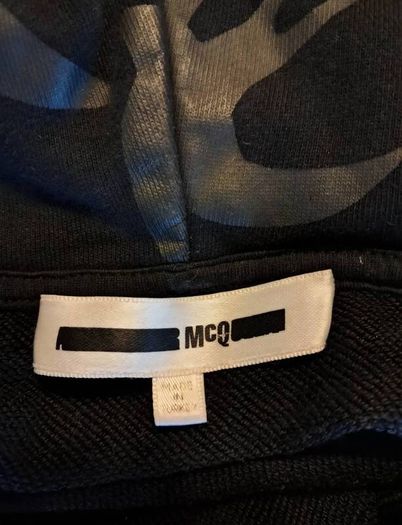 Alexander McQueen 'Red Devils' quarter zip Hoodie